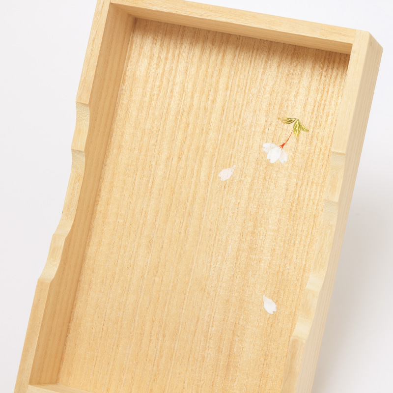 ポストカードボックス（はがき箱） 〈天井絵〉 ｜ 桐箱・京都
